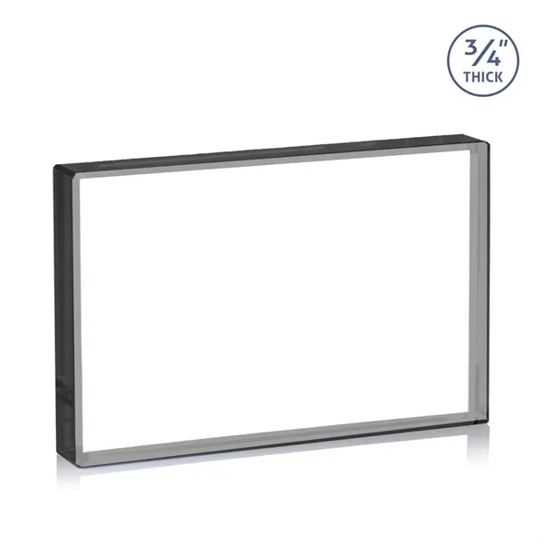 The expertly crafted VividPrint™ Verona is a Starfire crystal rectangle award... from ASI 84592 St Regis Group / St Regis