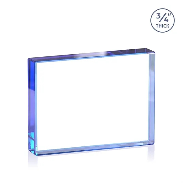 The expertly crafted VividPrint™ Verona is a Starfire crystal rectangle award... from ASI 84592 St Regis Group / St Regis