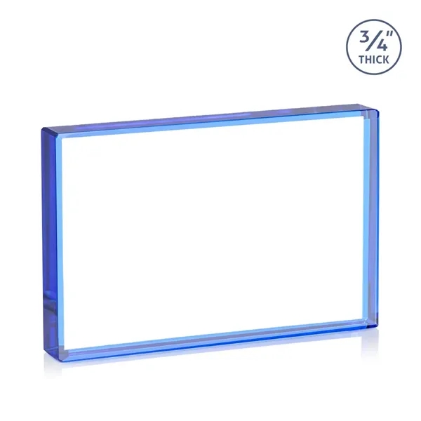 The expertly crafted VividPrint™ Verona is a Starfire crystal rectangle award... from ASI 84592 St Regis Group / St Regis