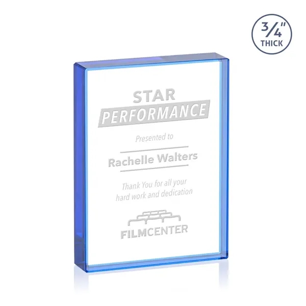 The expertly crafted Verona is a Starfire crystal rectangle award destined... from ASI 84592 St Regis Group / St Regis