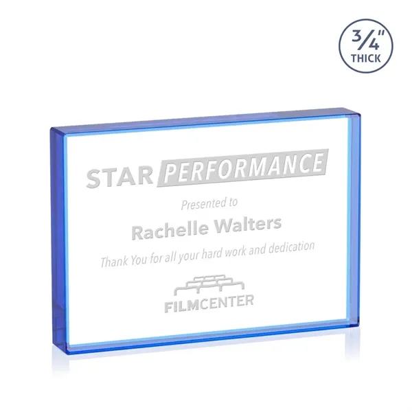 The expertly crafted Verona is a Starfire crystal rectangle award destined... from ASI 84592 St Regis Group / St Regis