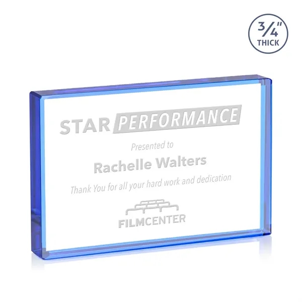The expertly crafted Verona is a Starfire crystal rectangle award destined... from ASI 84592 St Regis Group / St Regis