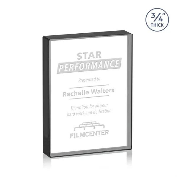 The expertly crafted Verona is a Starfire crystal rectangle award destined... from ASI 84592 St Regis Group / St Regis