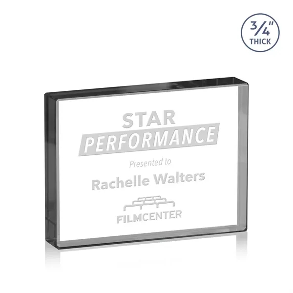 The expertly crafted Verona is a Starfire crystal rectangle award destined... from ASI 84592 St Regis Group / St Regis