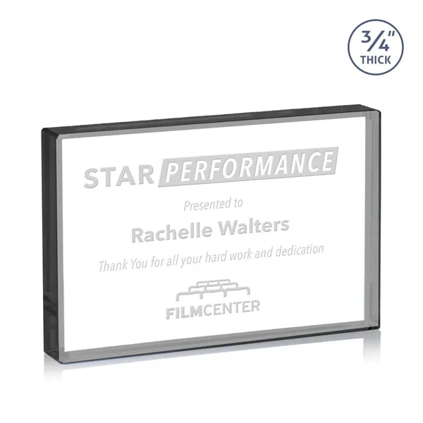 The expertly crafted Verona is a Starfire crystal rectangle award destined... from ASI 84592 St Regis Group / St Regis