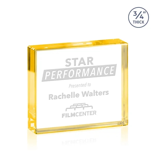 The expertly crafted Verona is a Starfire crystal rectangle award destined... from ASI 84592 St Regis Group / St Regis