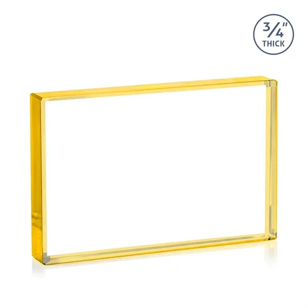 The expertly crafted Verona is a Starfire crystal rectangle award destined... from ASI 84592 St Regis Group / St Regis