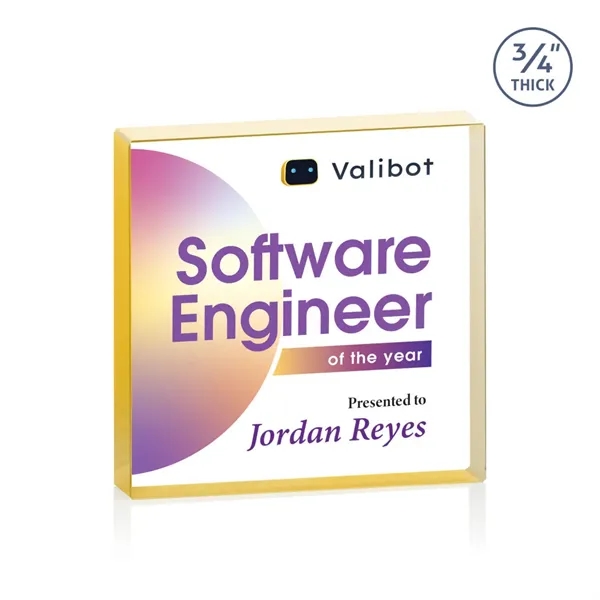 The VividPrint™ Upton Square Award is expertly crafted from premium 3/4"... from ASI 84592 St Regis Group / St Regis