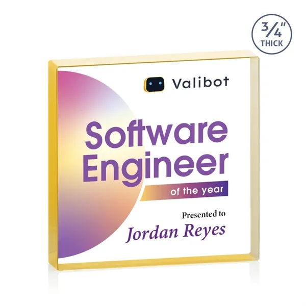 The VividPrint™ Upton Square Award is expertly crafted from premium 3/4"... from ASI 84592 St Regis Group / St Regis