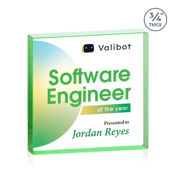 The VividPrint™ Upton Square Award is expertly crafted from premium 3/4"... from ASI 84592 St Regis Group / St Regis