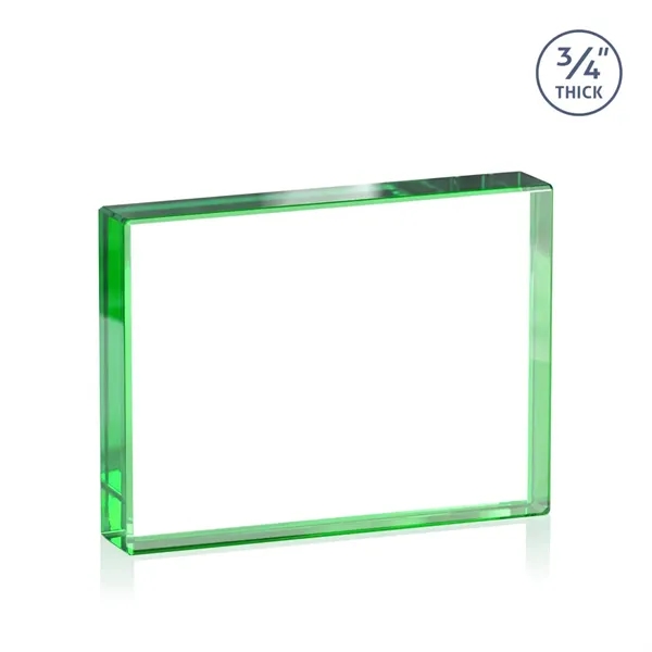 The expertly crafted VividPrint™ Verona is a Starfire crystal rectangle award... from ASI 84592 St Regis Group / St Regis