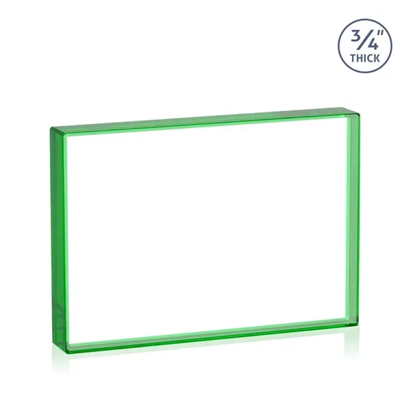 The expertly crafted VividPrint™ Verona is a Starfire crystal rectangle award... from ASI 84592 St Regis Group / St Regis