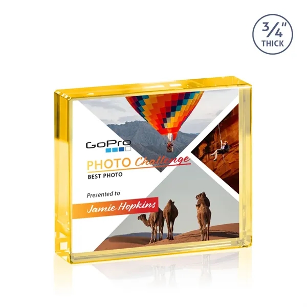 The expertly crafted VividPrint™ Verona is a Starfire crystal rectangle award... from ASI 84592 St Regis Group / St Regis