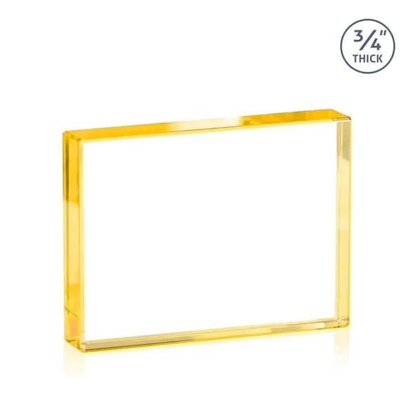 The expertly crafted VividPrint™ Verona is a Starfire crystal rectangle award... from ASI 84592 St Regis Group / St Regis