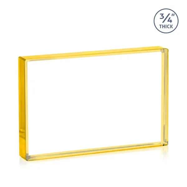 The expertly crafted VividPrint™ Verona is a Starfire crystal rectangle award... from ASI 84592 St Regis Group / St Regis