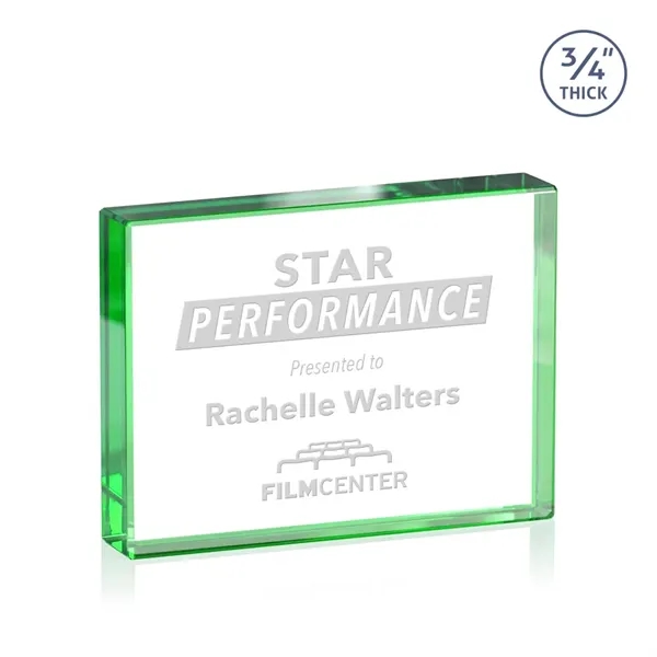 The expertly crafted Verona is a Starfire crystal rectangle award destined... from ASI 84592 St Regis Group / St Regis