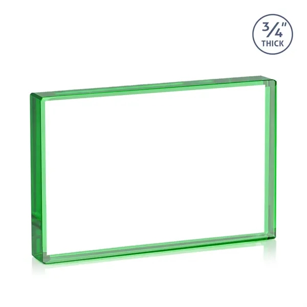 The expertly crafted Verona is a Starfire crystal rectangle award destined... from ASI 84592 St Regis Group / St Regis