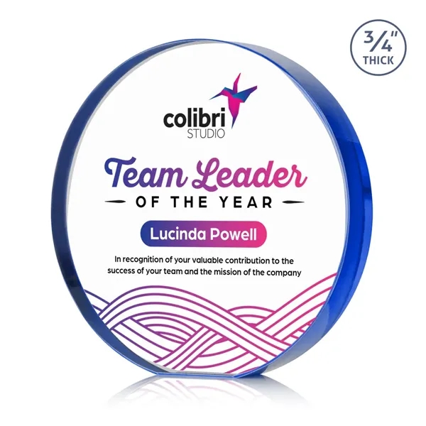 Gainsborough VividPrint™ Award - Blue... from ASI 84592 St Regis Group / St Regis