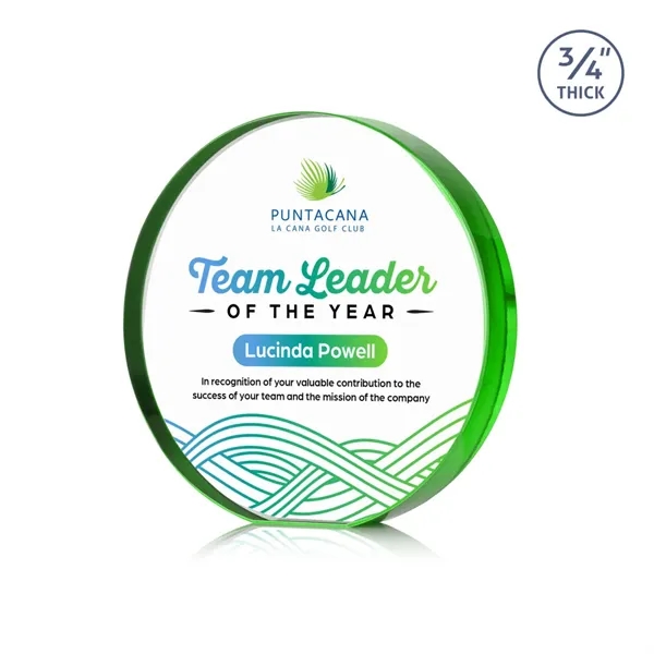 Gainsborough VividPrint™ Award - Green... from ASI 84592 St Regis Group / St Regis