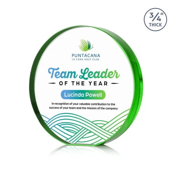 Gainsborough VividPrint™ Award - Green... from ASI 84592 St Regis Group / St Regis