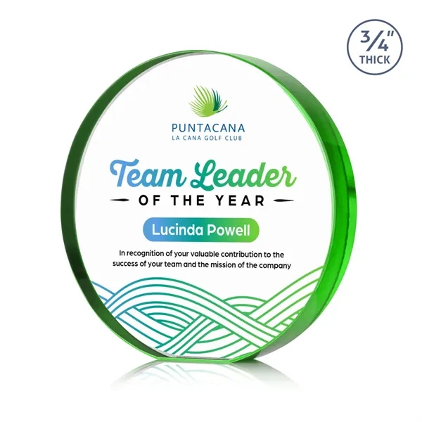 Gainsborough VividPrint™ Award - Green... from ASI 84592 St Regis Group / St Regis