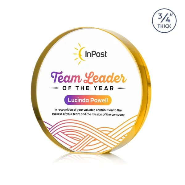 Gainsborough VividPrint™ Award - Gold... from ASI 84592 St Regis Group / St Regis