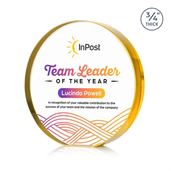 Gainsborough VividPrint™ Award - Gold... from ASI 84592 St Regis Group / St Regis