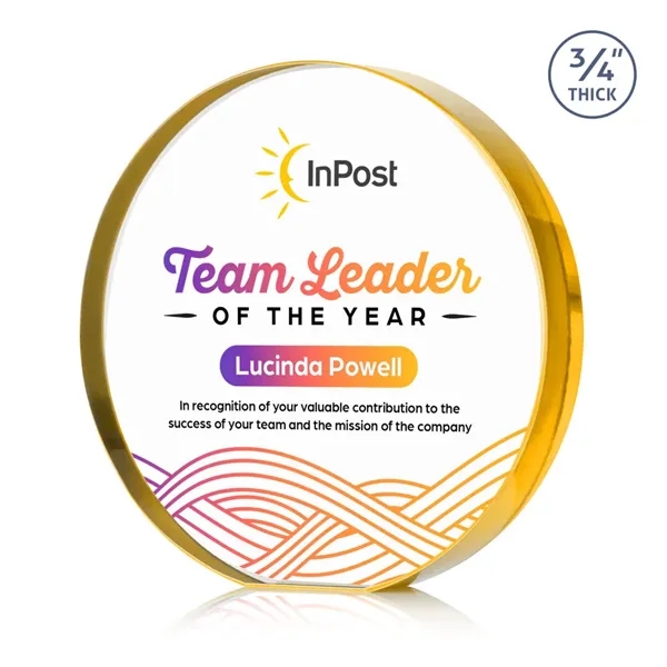 Gainsborough VividPrint™ Award - Gold... from ASI 84592 St Regis Group / St Regis