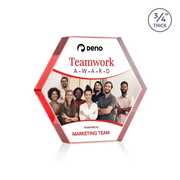 The Gilford Hexagon VividPrint™ Award is crafted from premium starfire crystal,... from ASI 84592 St Regis Group / St Regis