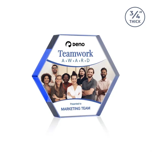 The Gilford Hexagon VividPrint™ Award is crafted from premium starfire crystal,... from ASI 84592 St Regis Group / St Regis