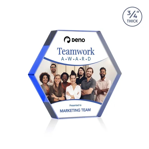 The Gilford Hexagon VividPrint™ Award is crafted from premium starfire crystal,... from ASI 84592 St Regis Group / St Regis