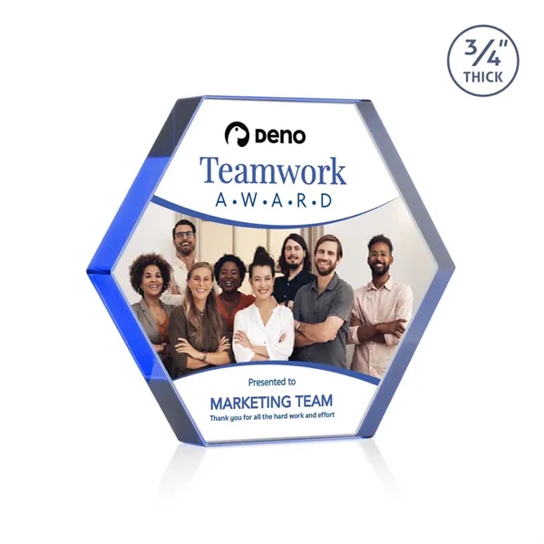 The Gilford Hexagon VividPrint™ Award is crafted from premium starfire crystal,... from ASI 84592 St Regis Group / St Regis