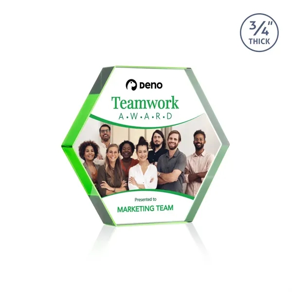 The Gilford Hexagon VividPrint™ Award is crafted from premium starfire crystal,... from ASI 84592 St Regis Group / St Regis