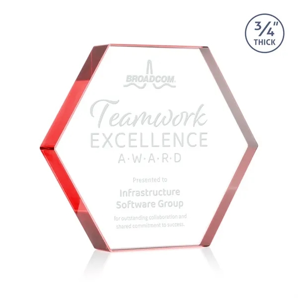 The Gilford Hexagon Award is crafted from premium starfire crystal, featuring... from ASI 84592 St Regis Group / St Regis