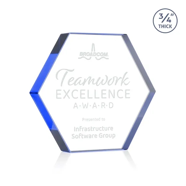 The Gilford Hexagon Award is crafted from premium starfire crystal, featuring... from ASI 84592 St Regis Group / St Regis