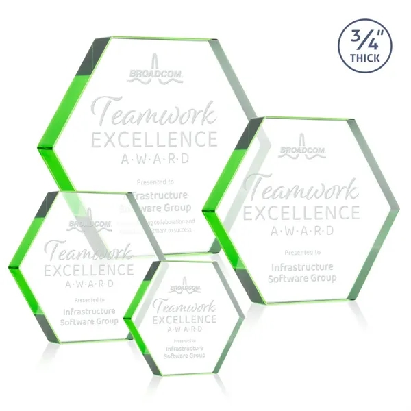 The Gilford Hexagon Award is crafted from premium starfire crystal, featuring... from ASI 84592 St Regis Group / St Regis