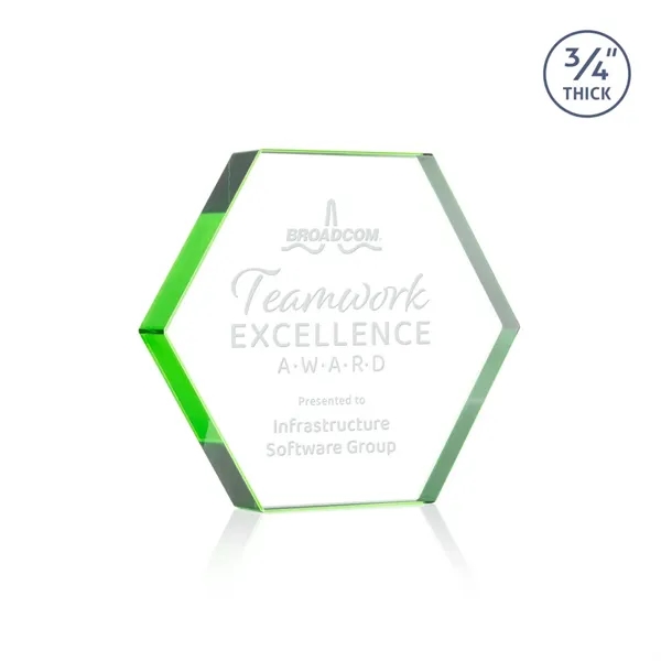 The Gilford Hexagon Award is crafted from premium starfire crystal, featuring... from ASI 84592 St Regis Group / St Regis