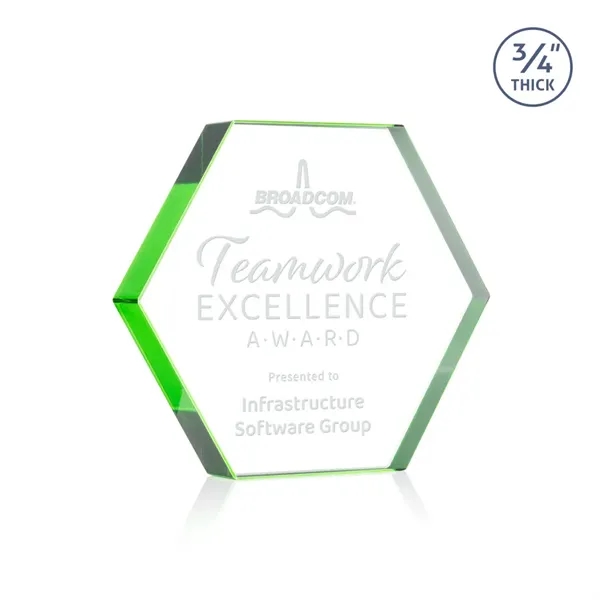 The Gilford Hexagon Award is crafted from premium starfire crystal, featuring... from ASI 84592 St Regis Group / St Regis
