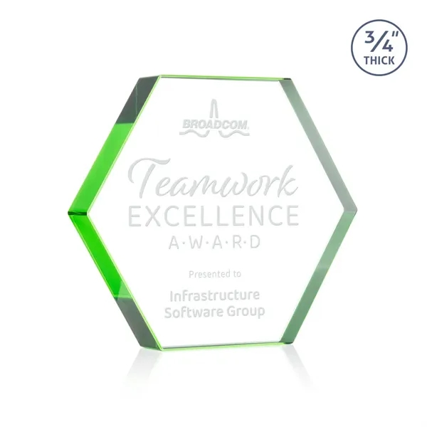 The Gilford Hexagon Award is crafted from premium starfire crystal, featuring... from ASI 84592 St Regis Group / St Regis