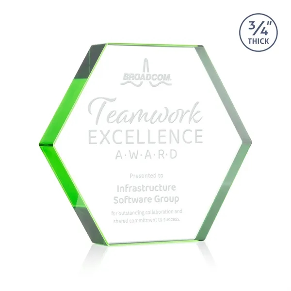 The Gilford Hexagon Award is crafted from premium starfire crystal, featuring... from ASI 84592 St Regis Group / St Regis