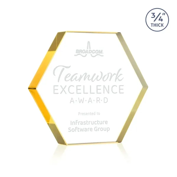 The Gilford Hexagon Award is crafted from premium starfire crystal, featuring... from ASI 84592 St Regis Group / St Regis