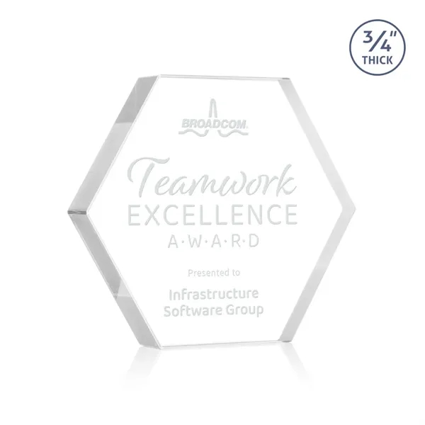 The Gilford Hexagon Award is crafted from premium starfire crystal, featuring... from ASI 84592 St Regis Group / St Regis