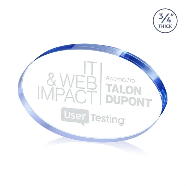 The Baldus Oval Award is crafted from premium starfire crystal, featuring... from ASI 84592 St Regis Group / St Regis