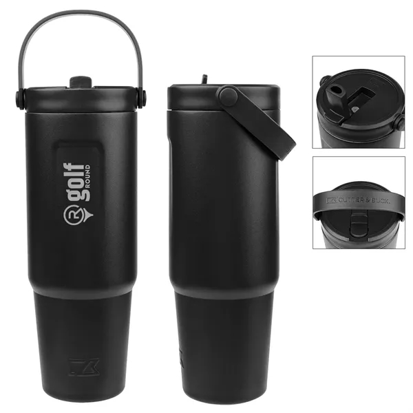 32 Oz. Cutter & Buck® Recycled Stainless Steel Tumbler... from ASI 61125 Hit Promotional Products / Hit®