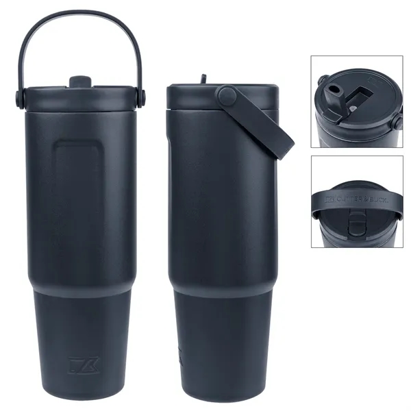 32 Oz. Cutter & Buck® Recycled Stainless Steel Tumbler... from ASI 61125 Hit Promotional Products / Hit®