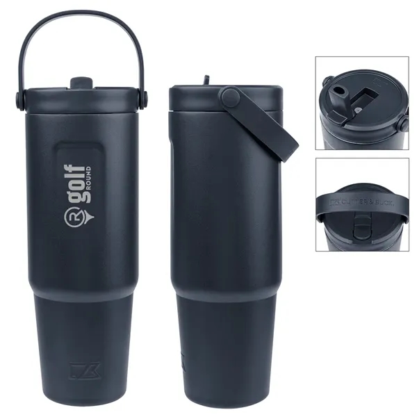 32 Oz. Cutter & Buck® Recycled Stainless Steel Tumbler... from ASI 61125 Hit Promotional Products / Hit®