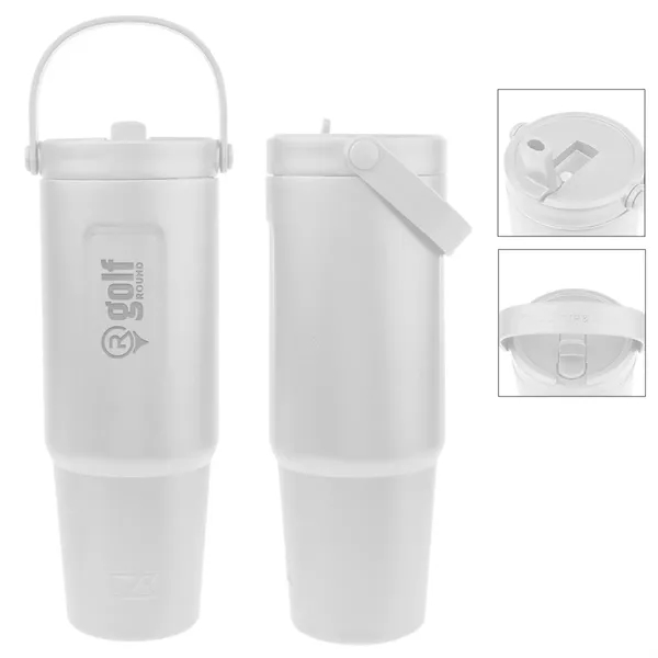 32 Oz. Cutter & Buck® Recycled Stainless Steel Tumbler... from ASI 61125 Hit Promotional Products / Hit®