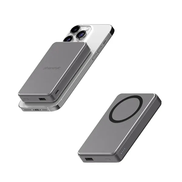 10,000 mAh PhoneSuit® Elite Mag Qi2 Wireless Battery Pack...... from ASI 61125 Hit Promotional Products / Hit®