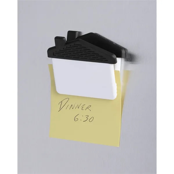 Recycled PS House Shape Magnetic Memo Clip... from ASI 79530 Prime Line