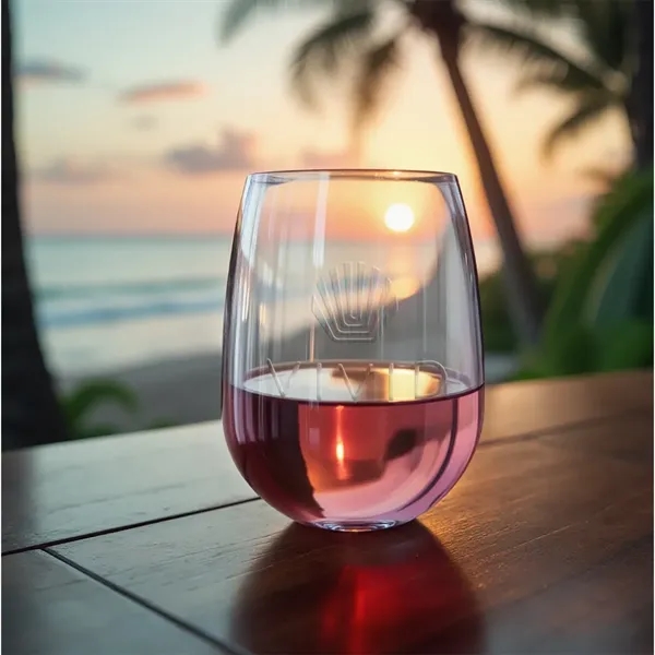 12 oz Clear Stemless Wine Glass... from ASI 89320 Starline USA Inc